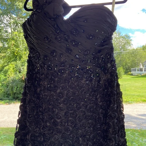Ivonne D for Mon Cheri One-Shoulder Dress Mermaid Gown Women's Size 16